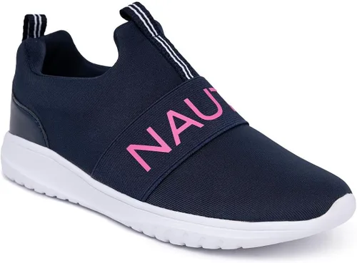 NAUTICA Kids Girls Youth Athletic Fashion Sneakers - Slip-On Style for Little Kids and Big Kids
