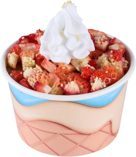Miniatura 36 de Coppetta - Vasos de postre de 5 onzas, 50 tazas desechables para helado, tapas se venden por separado, cuencos de yogur congelado resistentes