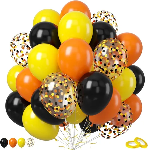 Miniatura 16 de Globo Rojo Blanco Azul, 50 unidades de 12 pulgadas, globos de látex azul marino, rojo rubí oscuro, confeti dorado metálico para baby shower
