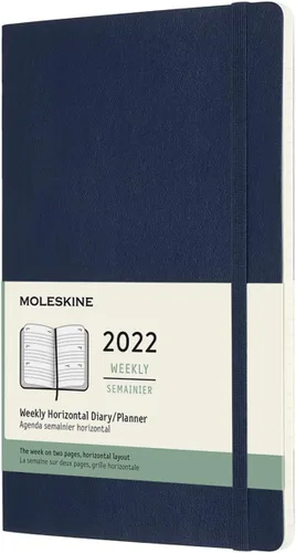 Miniatura 23 de Moleskine Agenda mensual clásica de 12 meses de 2022, tapa suave, grande (5 x 8.25 pulgadas), color negro