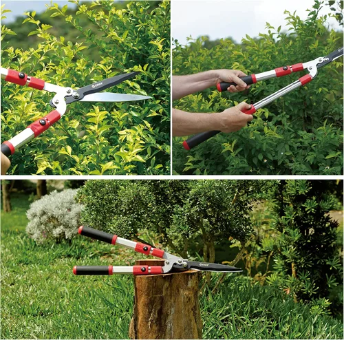 Miniatura 6 de Eden 39022 Tijeras extensibles para setos con hoja ondulada