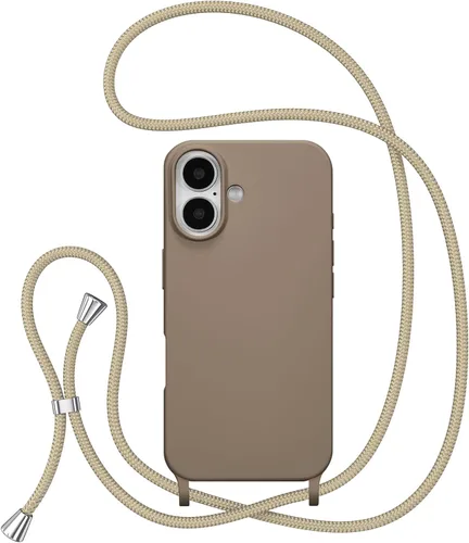 Miniatura 22 de ZTOFERA Funda Crossbody para iPhone 15 Pro con Correa de Cordón Ajustable, Funda Suave de Silicona Líquida para iPhone 15 Pro 6.1 pulgadas - Rosa