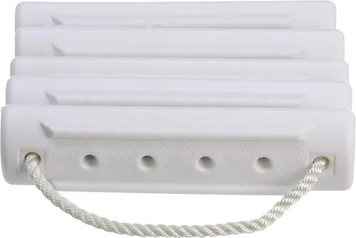 Miniatura 4 de Attwood 11865-4 Escalera de cuerda, 5 escalones, 11 1/2 pulgadas de ancho x 64 pulgadas de largo, superficies antideslizantes para escalones, cuerda