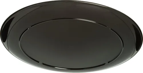Miniatura 4 de Carlisle FoodService Products Epicure - Plato redondo de plástico, 18 pulgadas, grano de madera oscuro