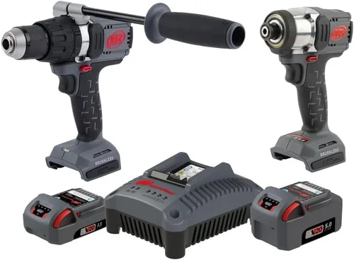 Miniatura 11 de Ingersoll Rand D5241 - Taladro de martillo inalámbrico de 1/2 pulgada y 20 V, par de 1100 in-lb, portabrocas sin llave, empuñadura de pistola
