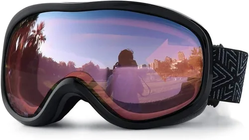 Miniatura 17 de SPOSUNE Gafas de Esquí Sobre Gafas con Lente Doble, Gafas de Nieve Anti-empañamiento Anti-UV para Hombres Mujeres Jóvenes Esquí Moto de Nieve Marco