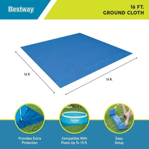 Miniatura 2 de Bestway Paño de tierra de 11' x 11', rectangular