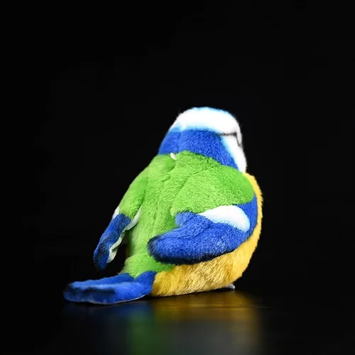 Miniatura 6 de Tiny Heart Juguete de peluche de pájaro de teta azul de simulación, realista, 5.51 pulgadas, suave y lindo para niños y niñas, regalos