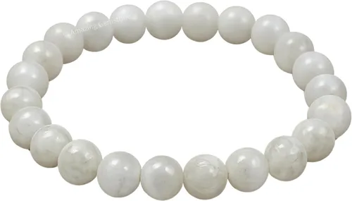 Miniatura 206 de Amazing Gemstone Pulsera de cristal para mujeres y hombres, pulsera de cristal curativo de protección, pulsera elástica con cuentas de piedras