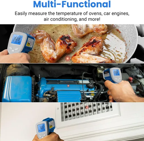 Miniatura 8 de Etekcity Termómetro infrarrojo láser pistola de temperatura 1080, -58°F ~ 1130°F para carne, alimentos, dulces, pizza, horno, pistola de calor