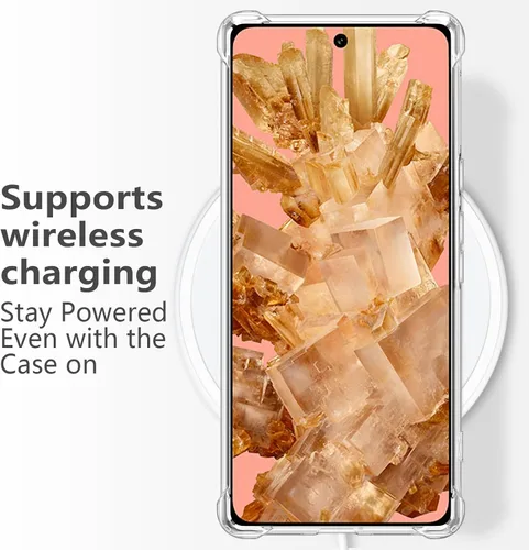Miniatura 6 de RALEAVO Funda floral para Google Pixel 8, funda transparente para teléfono con patrón de ramas de flores, delgada y bonita, para niñas y mujeres