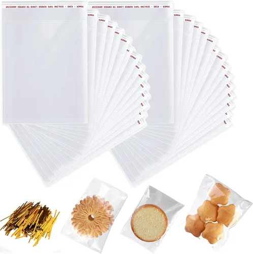Miniatura 13 de Circloophs Bolsas pequeñas de celofán transparente resellables de 4 x 6 pulgadas, 1000 bolsas autosellantes para productos de embalaje, bolsa