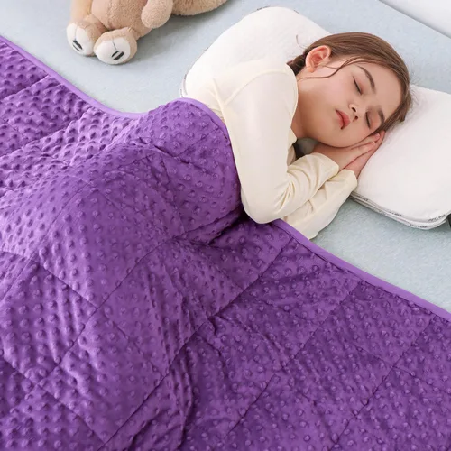Miniatura 15 de Sivio Manta para niños ultrasuave de felpa con lunares Minky WB