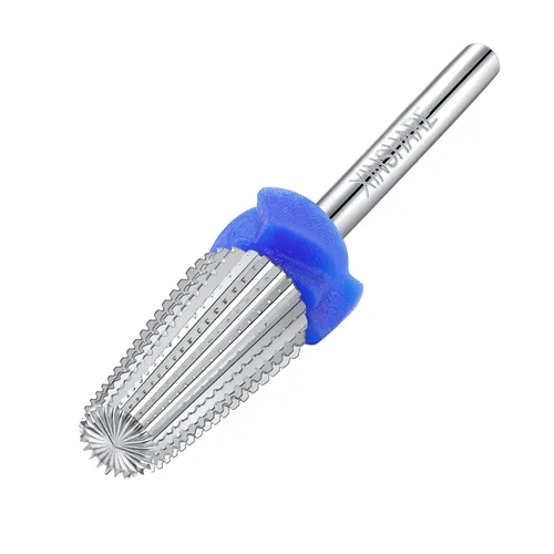 Miniatura 13 de Brocas de uñas 5 en 1, brocas de carburo de 3/32 pulgadas, de eliminación rápida de acrílico o gel duro, adecuadas para manicura, pedicura, arte
