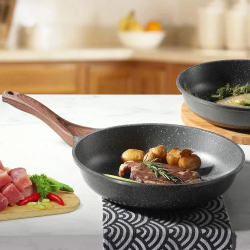 Miniatura 2 de SENSARTE Sartén Antiadherente para Freír, Sartén para Tortilla con Revestimiento de Granito Suizo, Sartén de Chef de Piedra Saludable para Cocina