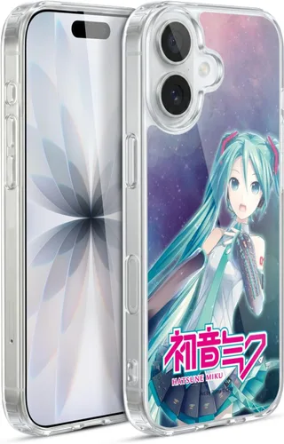 Miniatura 55 de Head Case Designs Licencia Oficial Hatsune Miku Gráficos Lindos Carcasa de Gel [Protección de Grado Militar] Compatible con Apple iPhone 7