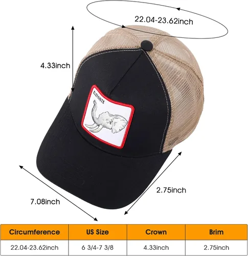 Miniatura 6 de Gorra de béisbol bordada ajustable para hombre, gorra de béisbol bordada con malla transpirable, parche cuadrado, gorras para mujer