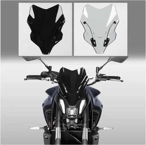 Parabrisas de motocicleta Pare-Brise Protector con soporte carenado delantero para MT07 FZ07 MT FZ 07 MT-07 MT-07 FZ-07 FZ-07 Accesorios 2021 2022