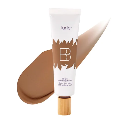 tarte BB blur crema hidratante con color de amplio espectro SPF 30 – Cobertura media construible con acabado mate natural ligero, vegano y libre de