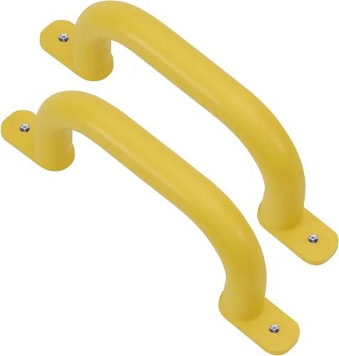 Miniatura 10 de Paquete de 2 manijas de accesorios para patio de juegos de 10 pulgadas, color verde, asas de agarre para juegos al aire libre, juego de columpios