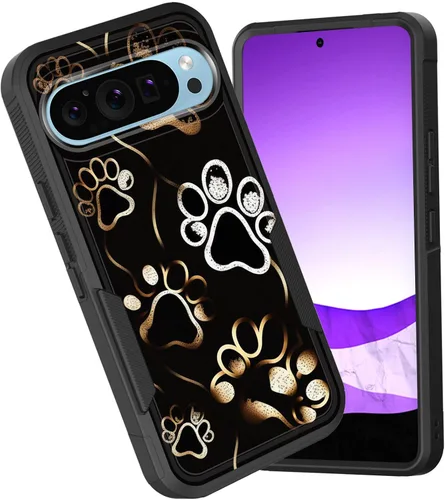 Miniatura 99 de Funda para Pixel 6A, funda híbrida de doble capa resistente a prueba de golpes de policarbonato duro de silicona suave TPU para Google Pixel 6A