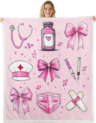 Miniatura 19 de Manta de cama con estampado de corazones de lazo, manta de felpa de grafiti dibujada a mano para decoración rústica del hogar, manta de franela