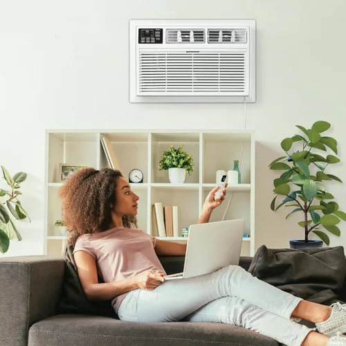 Miniatura 2 de Whirlpool Aire acondicionado de pared de 8,000 BTU, 115 V, enfría hasta 350 pies cuadrados para sala de estar, dormitorio, cocina