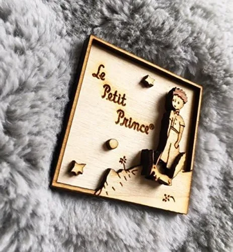 Miniatura 4 de The Little Prince Wood Engraved Magnet - n.1 - multi-layered/Wood carving