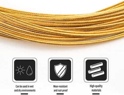 Miniatura 5 de CNC Pro Slick Cable de cambio de bicicleta pulido para Shimano/SRAM Bicicleta de montaña, bicicleta de carretera, cable de cambio de MTB 1.2X
