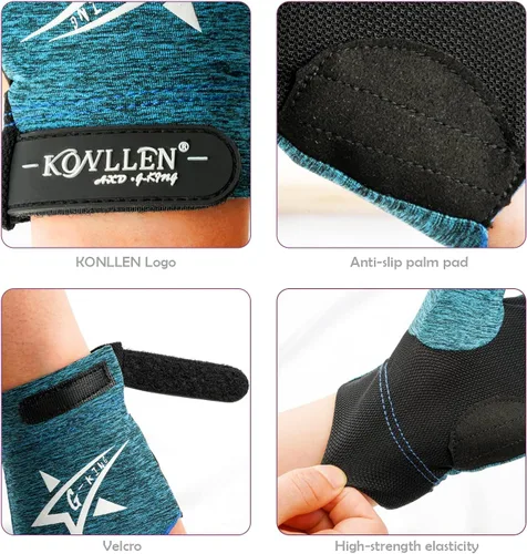 Miniatura 77 de KONLLEN Billiards Gloves for Left Hand/Right Hand L/XL Pool Gloves Professional Non-Slip Adjustable Breathable Snooker Gloves Popular Sizes for Men