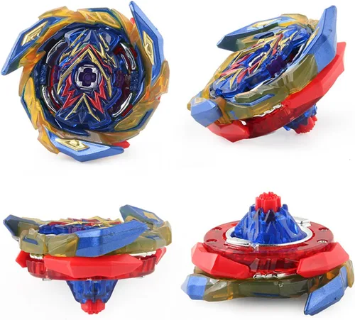Miniatura 3 de Gyro Battling Tops Burst SuperKing, juego de batalla de lanzador de giroscopios y agarre giro derecho sistema de capas DB, juego de juguetes