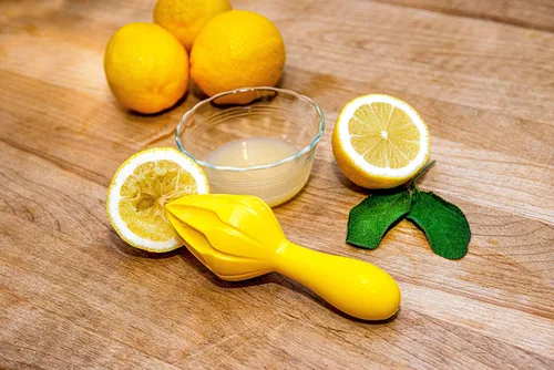 Miniatura 7 de Prepara Juicy Juice - Escariador manual de cítricos para limones, limas y naranjas, amarillo