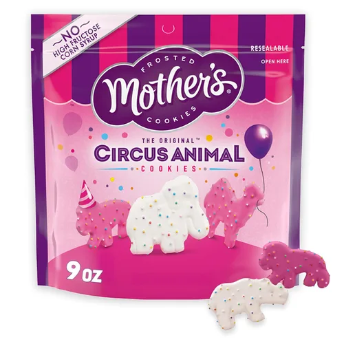 Miniatura 12 de Mother's Galletas de animales de circo, 9 onzas