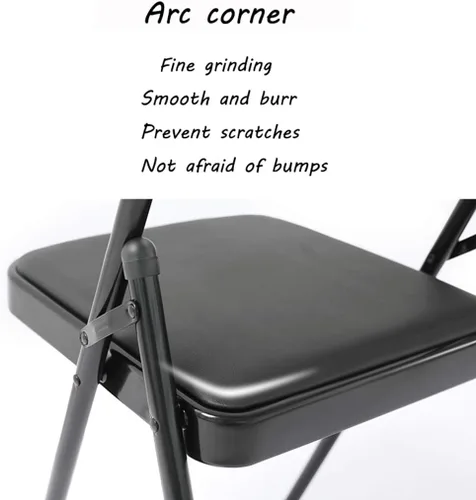 Miniatura 6 de Silla de yoga Pilates, Silla auxiliar profesional Iyengar, Silla plegable de yoga endurecida y gruesa, sólida antideslizante, estable y duradera
