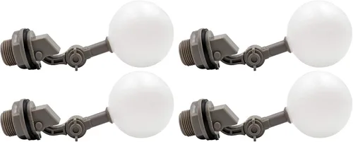 Miniatura 8 de Válvula de flotador de 1/2 o 3/4 con brazo ajustable llenado automático para fuentes de tanque de agua de ganado (1/2 pulgada)