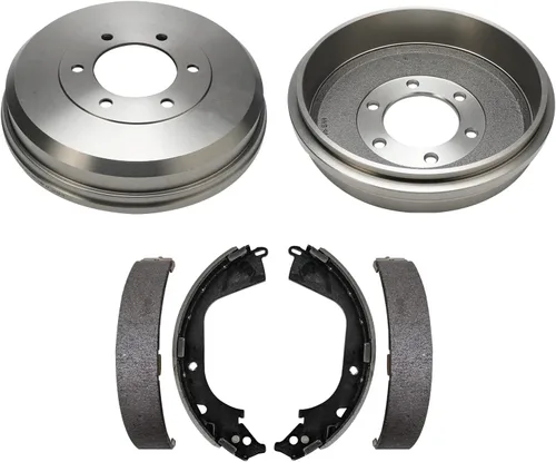 Miniatura 39 de Detroit Axle - Kit de freno delantero para Nissan Sentra 2020-2024 de 11.02 pulgadas, rotores de freno de disco perforados y ranurados, pastillas