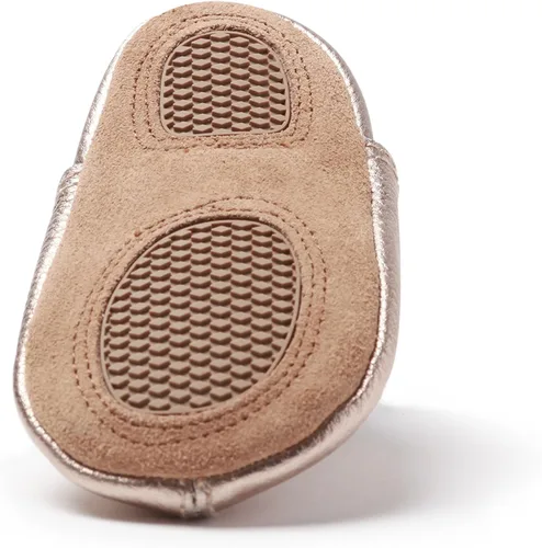 Miniatura 2 de Zutano Leather Baby Shoes for Boys and Girls Rose Gold