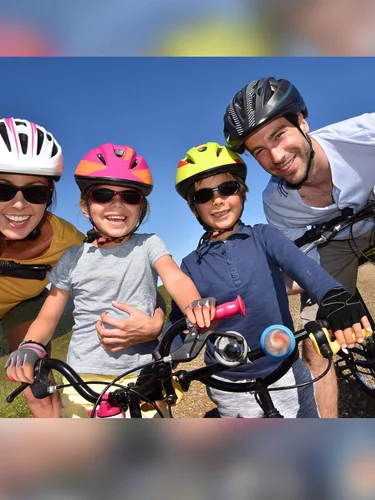 Miniatura 7 de SATINIOR - 3 pares de guantes de medio dedo para niños, guantes de ciclismo antideslizantes con gel, ajustables, para niñas y niños