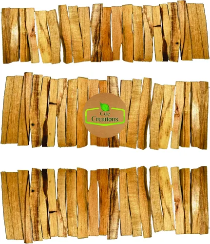 120 Palitos de incienso Palo Santo para sahumerio, lote a granel, alto contenido de resina, madera sagrada. Incienso certificado premium auténtico,