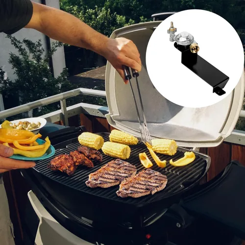 Miniatura 6 de Skyflame Conjunto de regulador de válvula de parrilla de gas compatible con Weber Q200 Q220 Series - Piezas de repuesto para Weber 80476