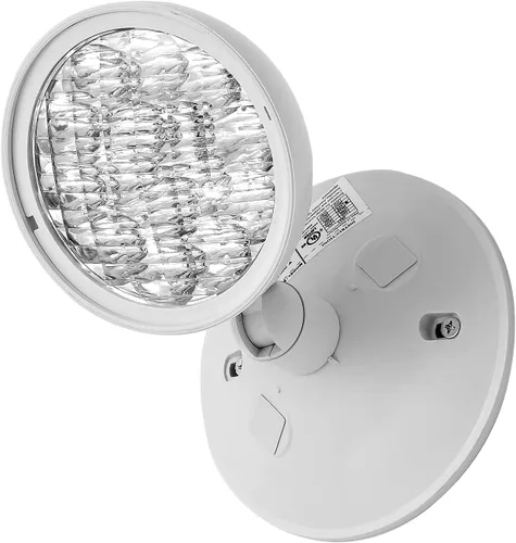TANLUX Iluminación de cabeza remota de emergencia, 1 paquete de luz de emergencia de un solo cabezal, certificación UL, entrada de voltaje múltiple