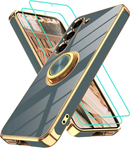 Miniatura 45 de Gritup Funda para Samsung Galaxy A14 5G: Funda Samsung A14 con 2 Protectores de Pantalla, Soporte de Anillo con Rotación 360°, Soporte Magnético