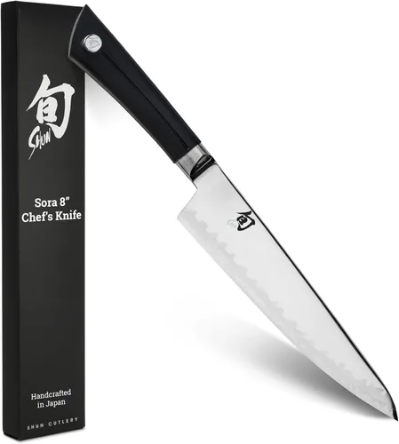Shun Sora - Cuchillo para pelar, Chef, 8 pulgadas, Negro
