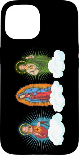 Miniatura 6 de iPhone 11 Pro Max Jesús, Virgen María y San Judas Tadeo En Nubes Caso