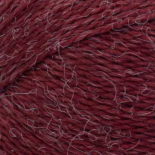 Miniatura 2 de Lion Brand Yarn Feels Like alpaca, hilo suave para tejer, borgoña, 1 paquete