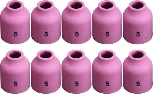Miniatura 6 de RIVERWELD TIG - Vasos de vidrio con boquilla de cuarzo transparente 53N60 6# 3/8 pulgadas 0.374 in, 53N61 7# 7/16 pulgadas 0.433 in, 53N61S 8# 1/2