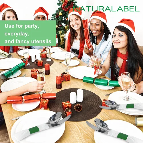 Miniatura 6 de NATURALABEL 500 servilleteros de papel con caja, servilletas autoadhesivas, para comidas familiares, fiestas de cumpleaños, bodas, celebraciones