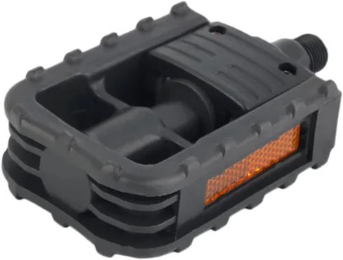 Miniatura 4 de 2 pedales de montaña plegables universales con plataforma plana, diseño de plástico para bicicletas de adultos, ligeros y fáciles de usar