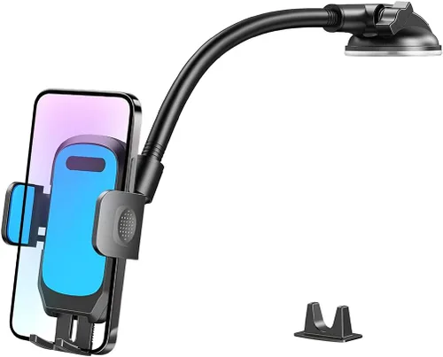 Miniatura 12 de Soporte para teléfono de automóvil, cuello de cisne para salpicadero de vehículo, parabrisas, ventilación de aire, soporte para teléfonos