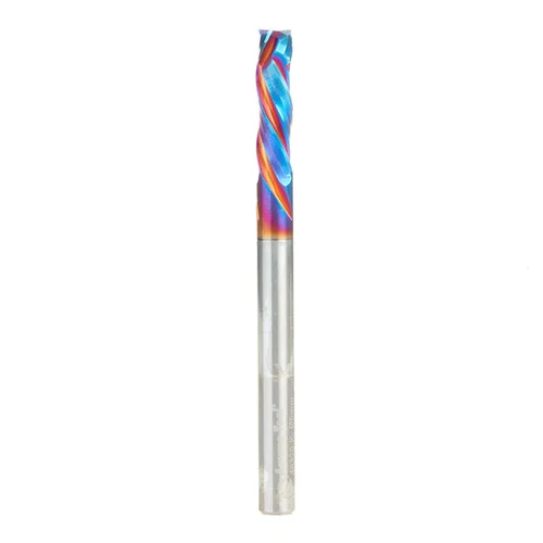 Miniatura 24 de Amana Tool Spektra Extreme Tool Life - Broca de router espiral de compresión CNC de carburo sólido, 46010-K, 3/8 D x 1-1/8 CH x 3/8 vástago x 3